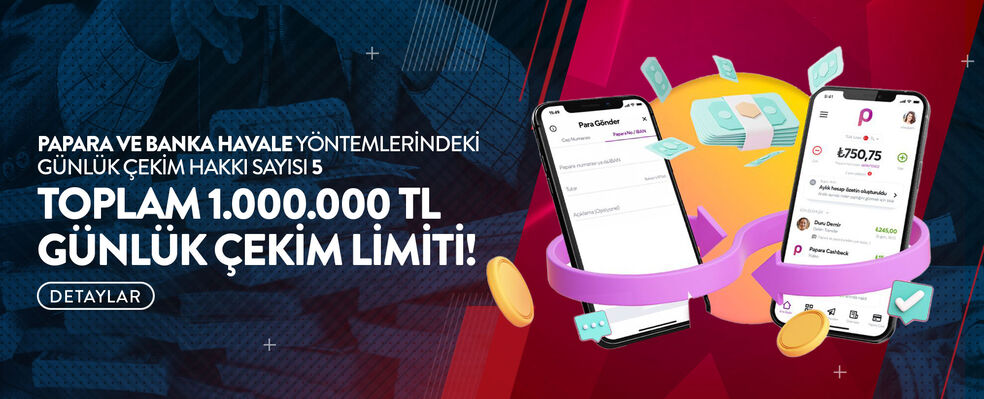 GÜNLÜK 5 DEFA ÇEKİM HAKKI MARSBAHİS'TE!